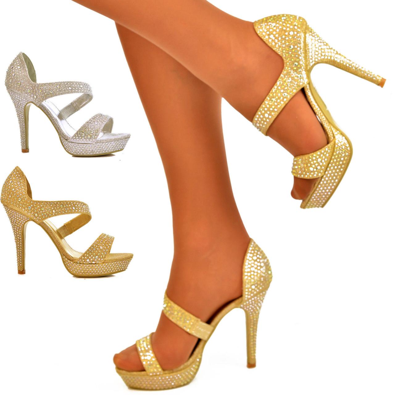 crystal strappy sandals